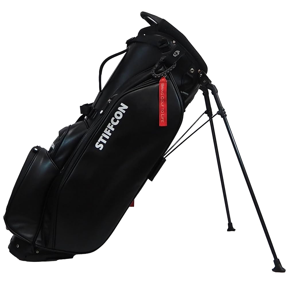 Amazon | GOLF STAND BAG_PLAIN BLACK/スタンドキャディバッグ